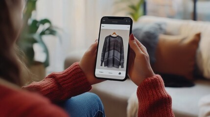 Write about the joy of finding the perfect item during an online sale, ordering it with a tap, and receiving instant confirmation in a beautifully designed app." 