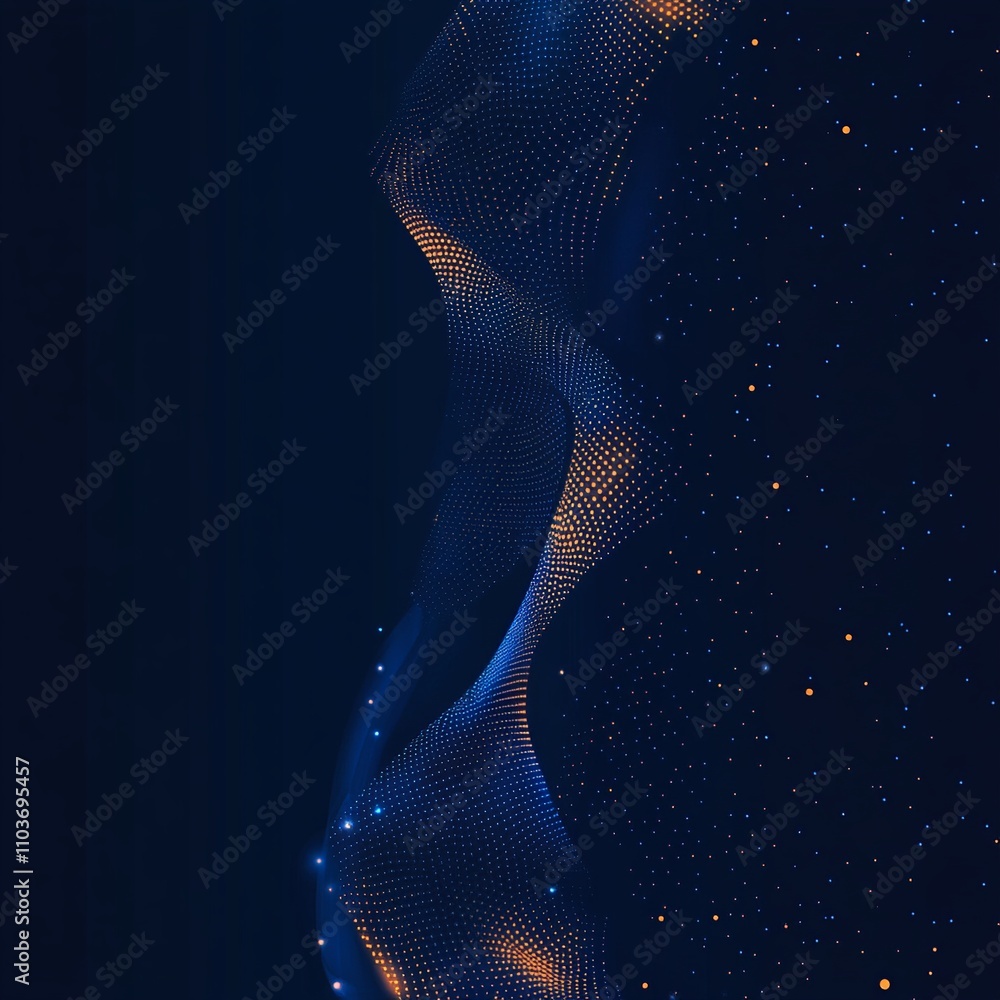 Aufkleber Minimalistic vector background with soft gradients and abstract shapes, perfect for text overlay and versatile design use