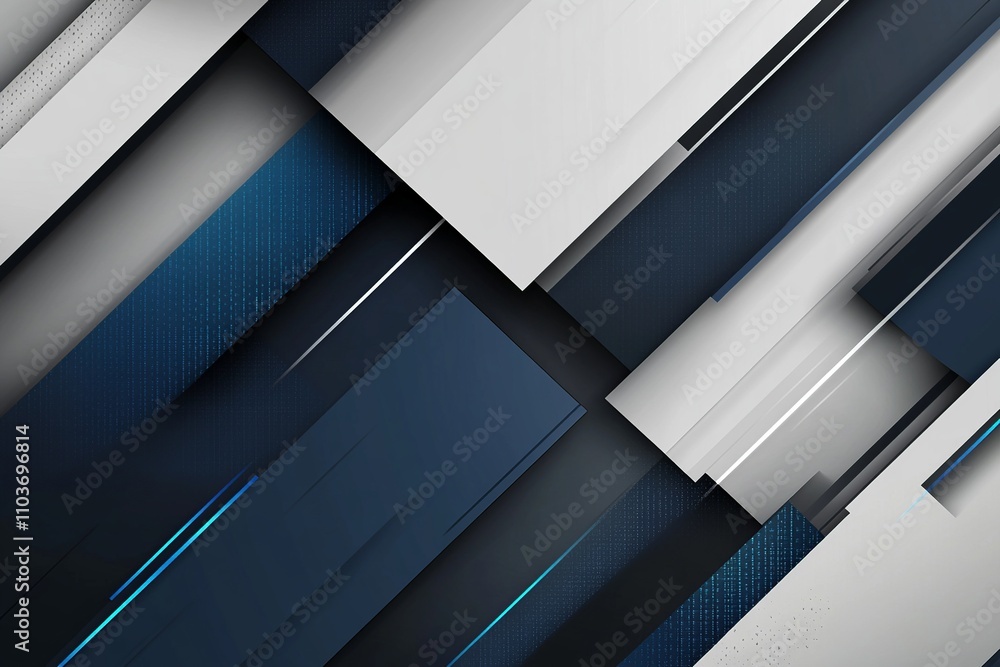 Aufkleber Minimalistic vector background with soft gradients and abstract shapes, perfect for text overlay and versatile design use