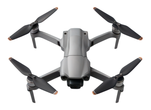 Drone isolated on white background