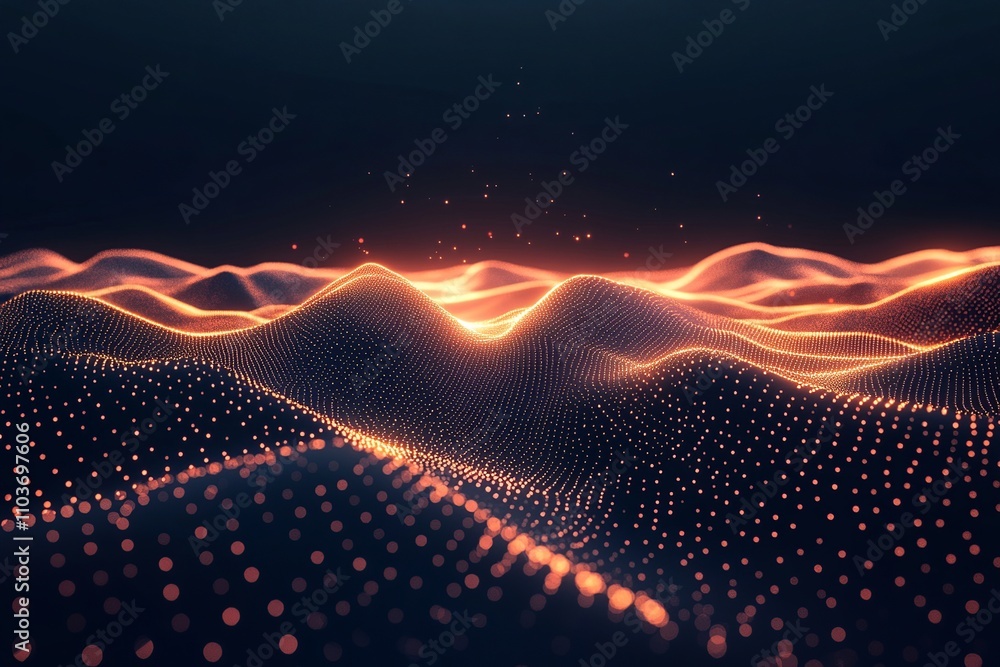 Poster Minimalistic vector background with soft gradients and abstract shapes, perfect for text overlay and versatile design use