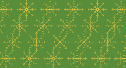 Christmas background with green and red stripes decorated with sparkling stars.	
