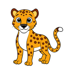 Jaguar cartoon vector design