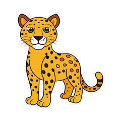 Jaguar cartoon vector design