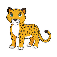 Jaguar cartoon vector design