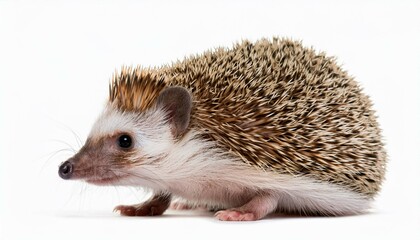 Obraz premium hedgehog on white background