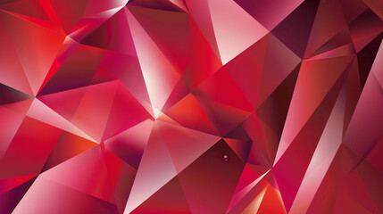 Obraz premium Sharp Red Geometric Lines with Modern Style