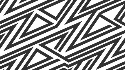 Abstract geometric pattern balck and white, zigzag pattern background for wallpaper, packaging or design event