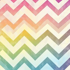 Colorful chevron pattern featuring a gradient of pastel hues in a vibrant and playful design.