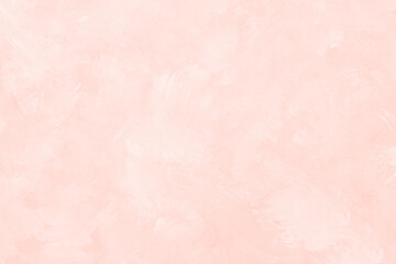 Painted soft pink apricot grungy background or texture, plaster, part of the wall, abstract wallpaper for design