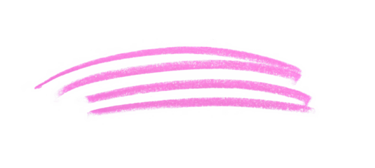 pencil strip lines stroke, brush stroke color line on transparent background. abstract background.