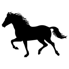 silhouette of a horse vector.
