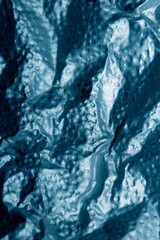 Sharp Jagged Metal Shiny Foil Reflactive Silver Blue Background