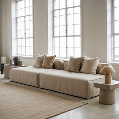 Fototapeta premium modern living room with sofa