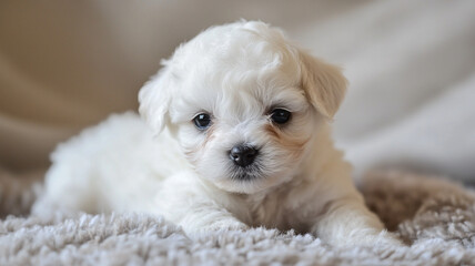 puppy generated by AI technology