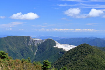 天狗の森からの眺望　秋始め　（高知県　天狗高原）