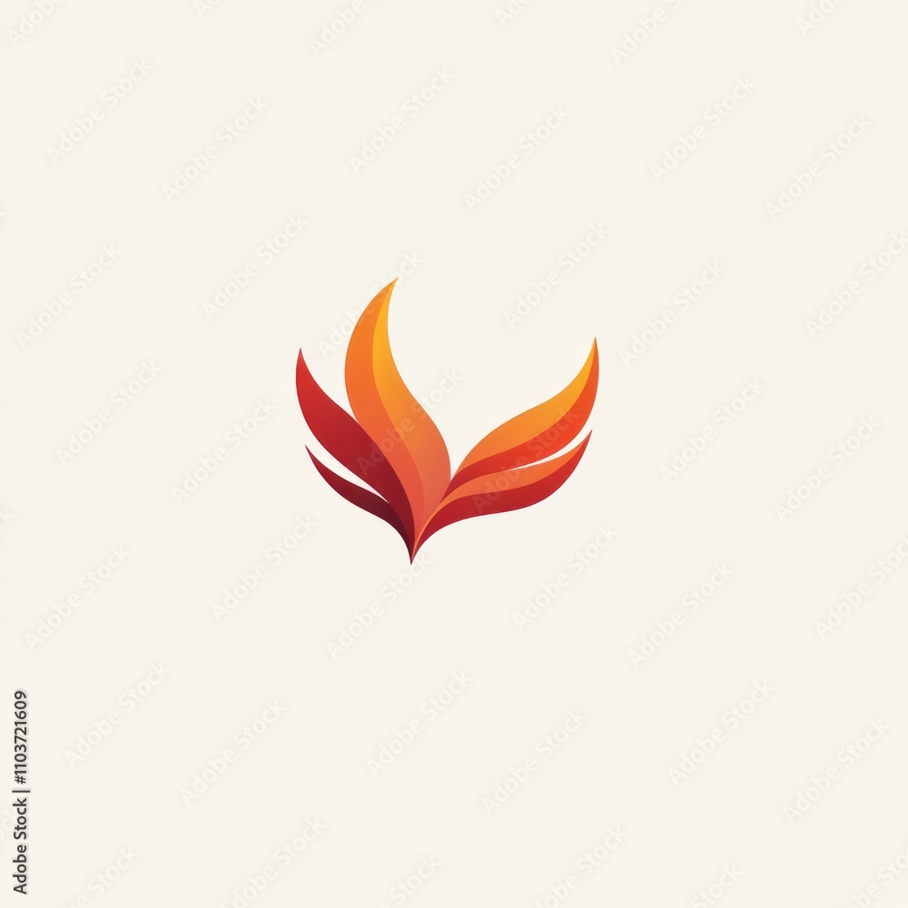 Aufkleber here's a possible and keyword list for your image.. abstract fire wings logo design.