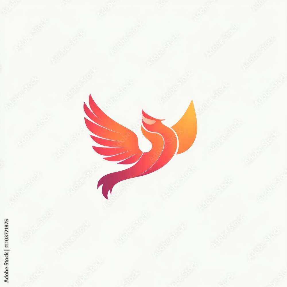 Poster here's a possible and keyword list for your stock photo submission.. _abstract fiery phoenix bird lo