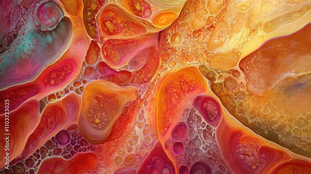 Aufkleber abstract art with elegant patterns and luxurious textures, designed to captivate art enthusiasts and