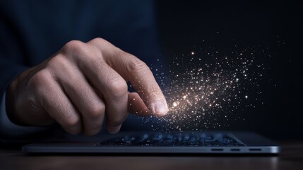 Laptop sparks, exploring the dynamic power and potential issues of portable computers in the modern digital age.