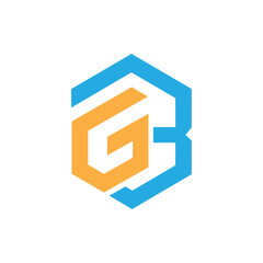 gb logo design vector template, initial gb letter logo design, bg logo design, initial bg letter logo, Modern Unique Artistic Letter GB BG Logo Design. Initial Based Letter Icon Logo. GB business icon