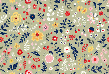 pattern with flowers