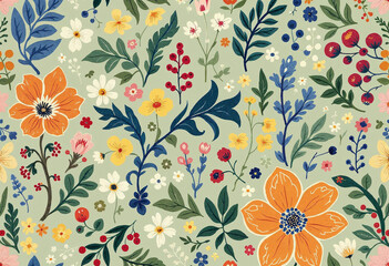seamless floral pattern