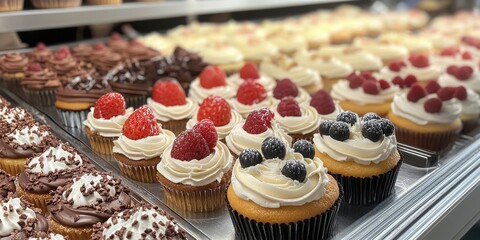 Sweet Cupcake Bakery offers an array of delightful pastry treats, showcasing a variety of scrumptious options that are sure to satisfy your dessert cravings at every visit.