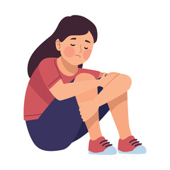 woman suffers from depression