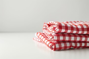 Obraz premium White background with a dish towel