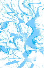 Blue and white liquid abstract background with grunge texture and modern design illustration template for sports uniform