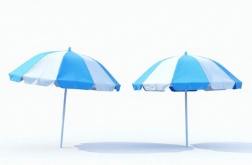 Obraz premium Umbrellas on a beach 
