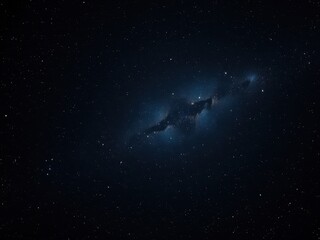 Fototapeta premium Glittering points of light scattered throughout the darkness of space, creating a sense of depth and texture., nebulas, space, starry sky