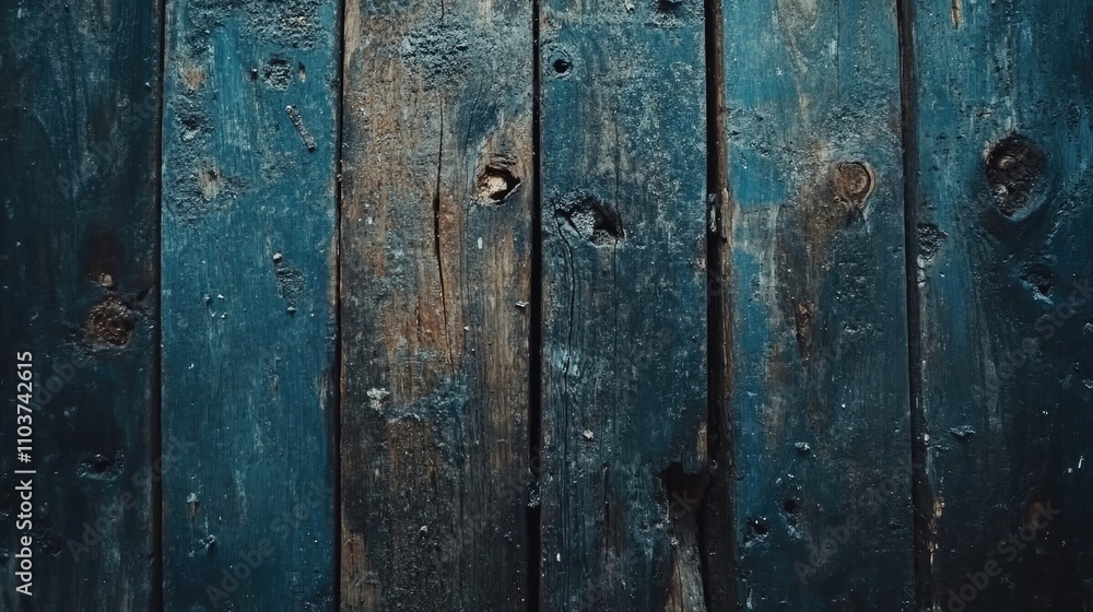 Poster video background consists of old worn rustic wooden planks, creating a seamless visual experience wi