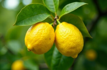 lemons on tree