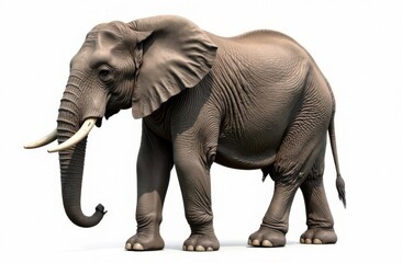 Obraz premium elephant isolated on white