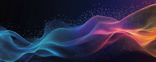 Obraz premium A collection of vibrant abstract backgrounds featuring dynamic flowing lines and colorful gradients, perfect for modern designs.