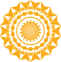 Decorative mandala design 5 vector.