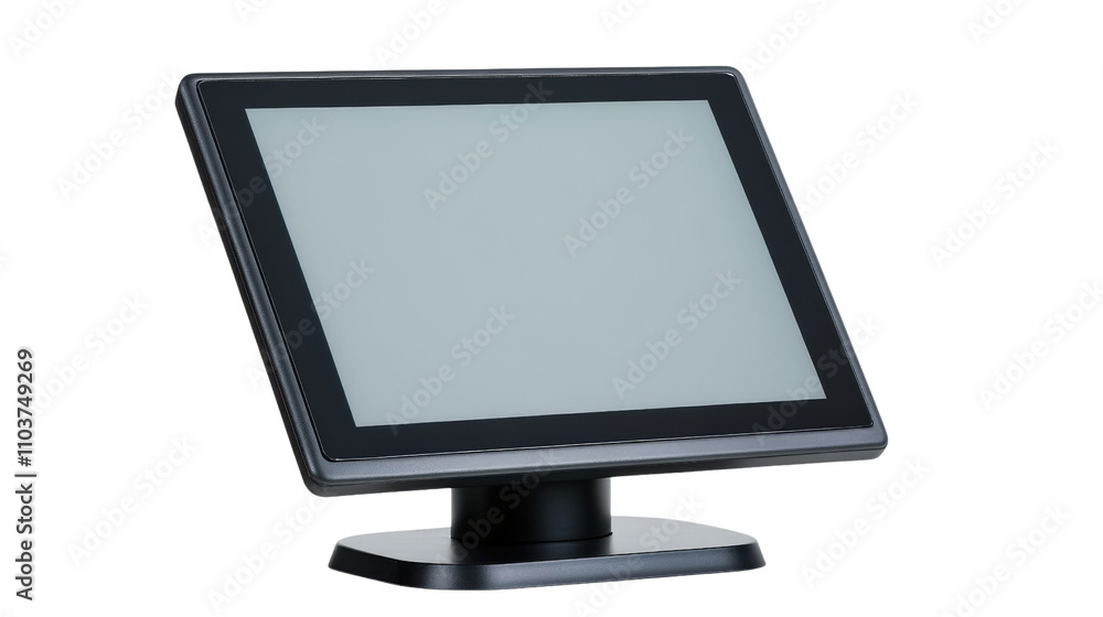 Aufkleber modern touchscreen monitor with sleek design and blank screen, ideal for various applications in off