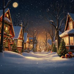 Christmas tree with gifts