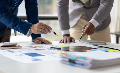 The business partner advisory meeting is discussing strategy analysis and business investment...