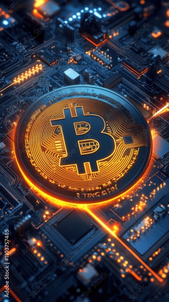 Poster secure cryptocurrency transaction protection through digital security system for cryptocurrency on s