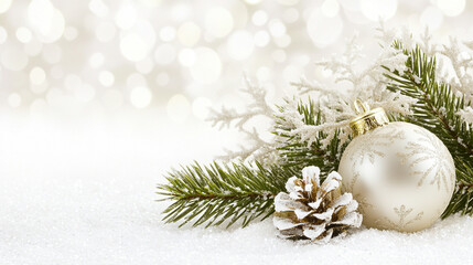Elegant Christmas Decor with Soft Light