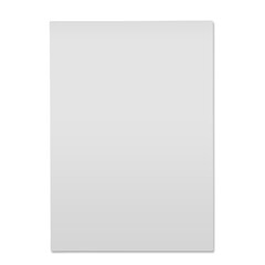 An unique concept of isolated A4 memo on plain background , very suitable to use in mostly office project.