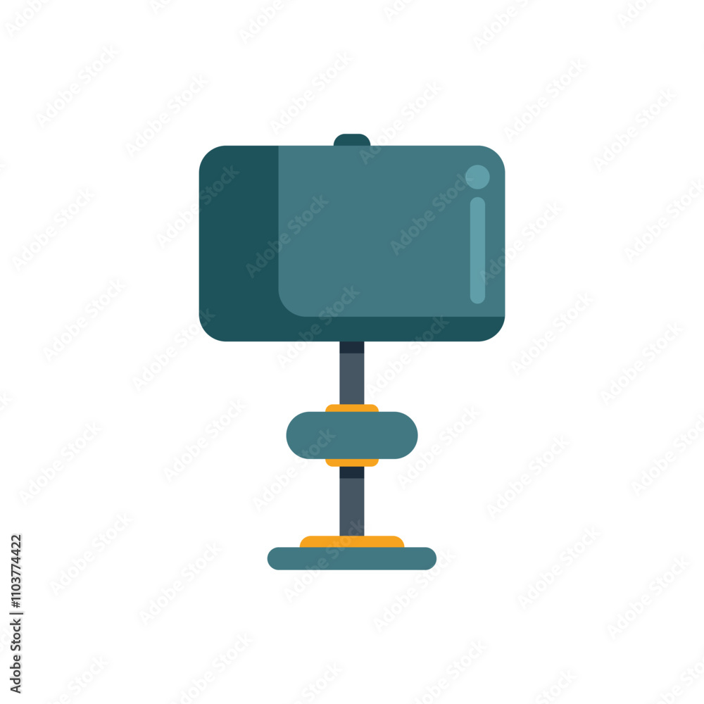 Poster digital whiteboard is standing on adjustable stand, providing comfortable usage for education or bus