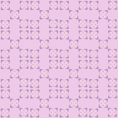 seamless pattern with pink flowers