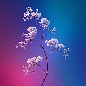 AI-generated portrait: Milkweed aak plant, detailed and lush.