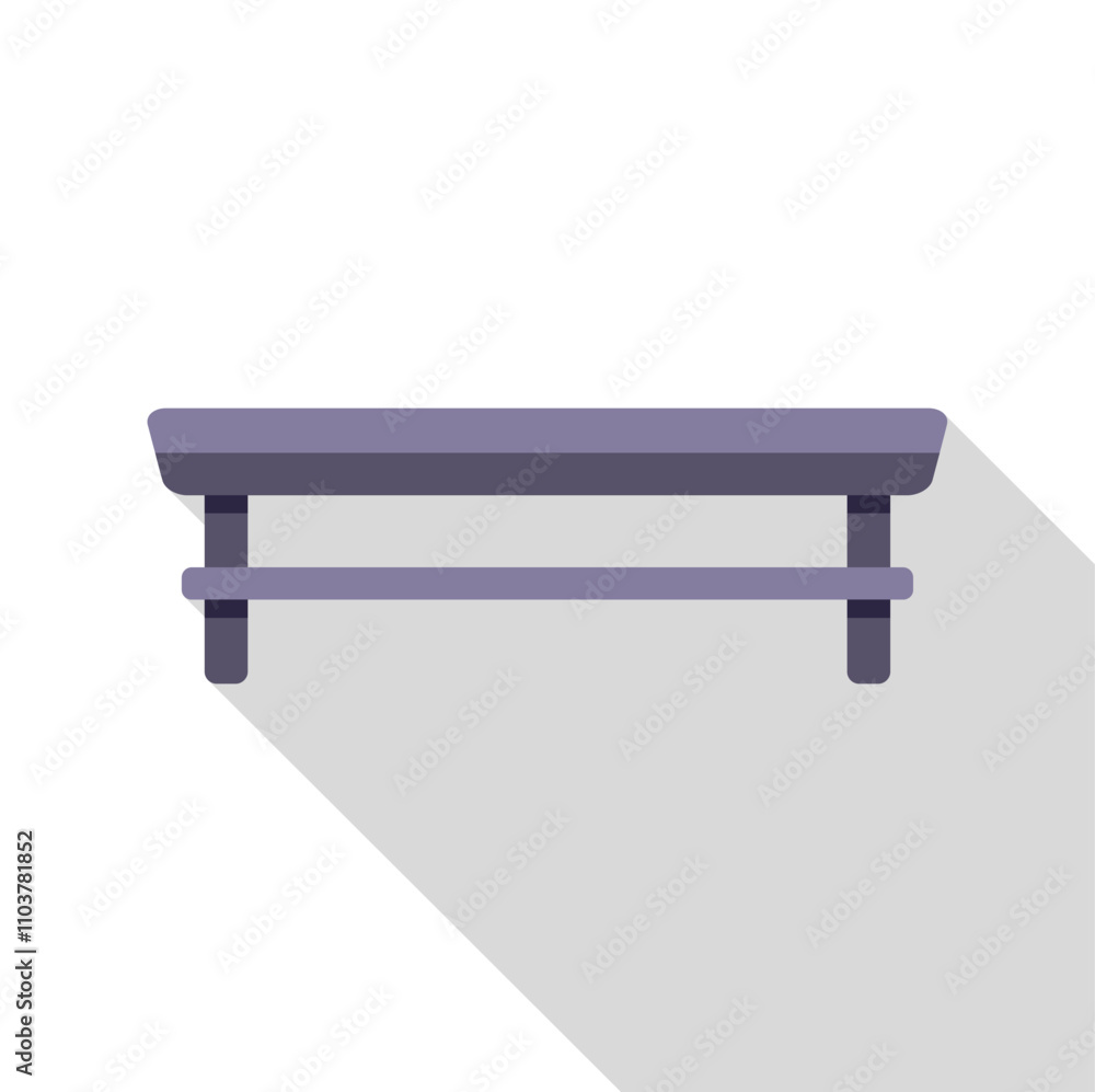 Poster cozy wooden bench with shelf below, perfect for resting and adding a touch of warmth to any space
