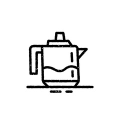 Teapot Kettle Simple Outline Icon