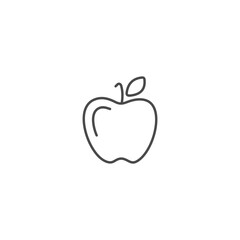 Apple icon template vector illustration